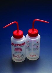 Azlon® Mehrsprachige Sicherheitswaschflasche mit Entlüftung