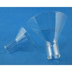 Pulvertrichter aus Kalk-Soda-Glas