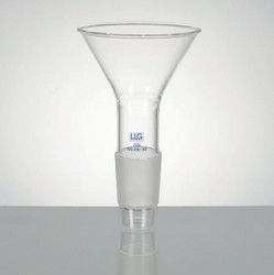 Pulvertrichter mit NS-Kern, Borosilikatglas 3.3 LLG-Labware