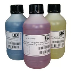 pH-Pufferlösungen mit Farbcodierung LLG-Labware