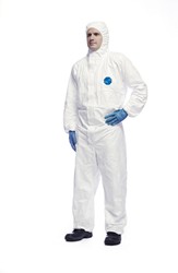 Hooded protective coveralls <em class="search-results-highlight">Tyvek®</em> 500 Xpert white DuPont™