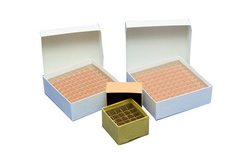 Gefrierboxen für Cryoröhrchen aus Karton