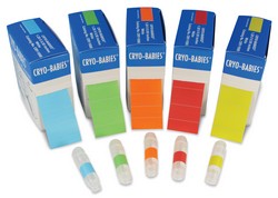 Tiefkühletiketten Cryo-Babies®/Cryo-Tags® Low in Spenderbox
