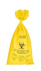 Autoklavierbeutel BIOHAZARD gelb, aus HDPE