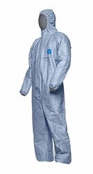 Hooded protective coverall <em class="search-results-highlight">Tyvek®</em> 500 Xpert blue DuPont™