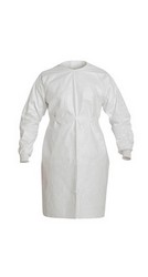 Gown with bound neck <em class="search-results-highlight">Tyvek®</em> IsoClean® model IC 701 S WH 00 DuPont™