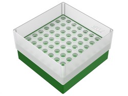 Kryoboxen - Boxen für 64 Röhrchen bis D = 11 mm GLW