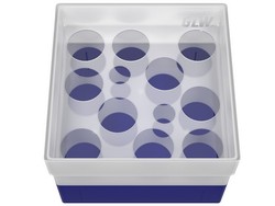 Kryoboxen - Boxen für 25 Röhrchen bis D = 30 mm und 2 bis D = 17 mm GLW