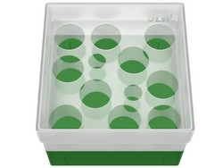 Kryoboxen - Boxen für 25 Röhrchen bis D = 30 mm und 2 bis D = 17 mm GLW