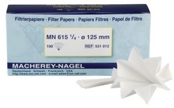 Filterpapiere M+N 615 1/4 Faltenfilter qualitative Macherey-Nagel