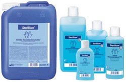 Sterillium hand disinfection