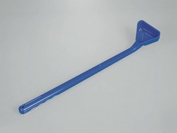 Ladle, long handle, disposable, blue Bürkle
