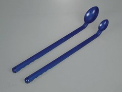 Detectable spoon, long handle, blue Bürkle