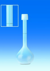 Volumetric flasks, PFA, Class A, with screw cap Vitlab