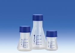 Erlenmeyer flasks PP, GL 45, with screw cap PP Vitlab