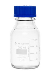 Laboratory bottles  with PP screw caps