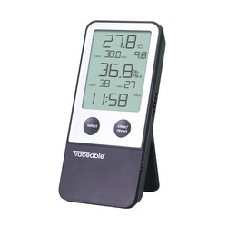 Thermohygrometer mit Uhr Traceable®
