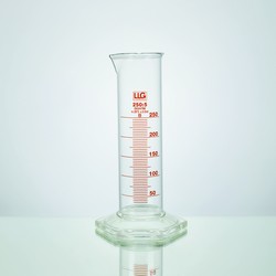 Messzylinder, Borosilikatglas 3.3, niedrige Form, Klasse B LLG-Labware