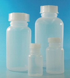 Wide-mouth bottles, with screw cap, LDPE LLG-Labware