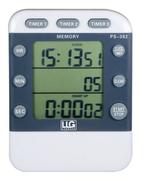 Llg Labware Timer Timer Triple pro LLG-Labware | Labortops_Q1_2026 | HUBERLAB.