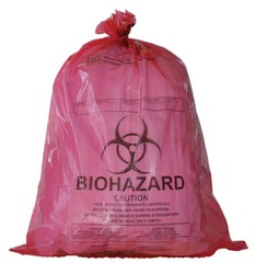 Entsorgungsbeutel, PP, mit Biohazard-Aufdruck LLG-Labware