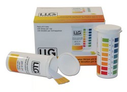 Universal Indicator strips "Premium", in vial with snap lid LLG-Labware