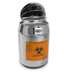 Biohazard tabletop waste container  neoLab®