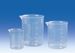 Griffin beakers, PMP, raised scale Vitlab