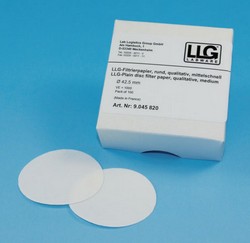 Filter papers, qualitative, round filter, medium-fast LLG-Labware
