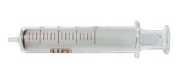 Glass syringes, borosilicate glass 3.3 LLG-Labware