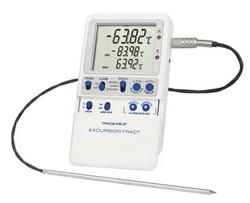 Temperature data logger Traceable® Excursion-Trac™, with 1 insertion probe Cole-Parmer (Stuart)