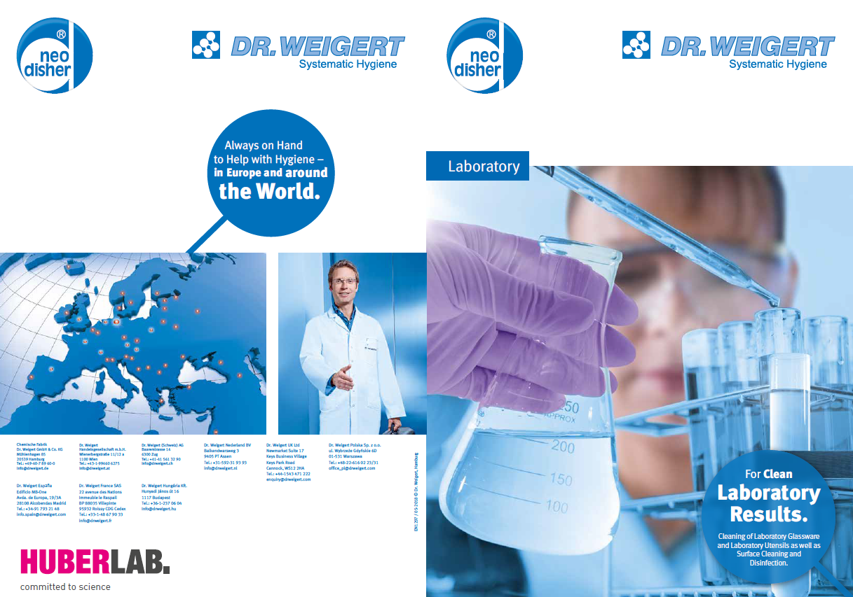  product catalogue Dr. Weigert Neodisher for clean laboratory results 