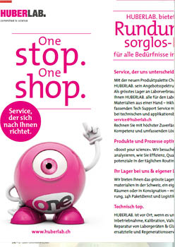 Huberlab. One stop. One shop. Huberlab. One stop. One shop.