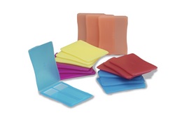 Plastic 2-place slide mailer