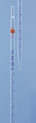 Graduated pipettes, Type 2, total delivery, USP BLAUBRAND ® , class AS, nominal volume at the top, DE-M marking
