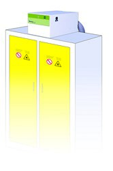 Filtrationssystem für Sicherheitsschränke ChemTrap Erlab