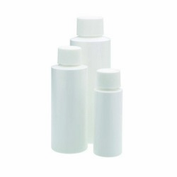 Cylinder Round Bottle, HDPE, white Wheaton