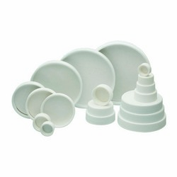 Polypropylene Screw Caps with PTFE / Silicone Liner, Open Top Wheaton