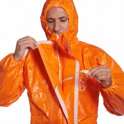 Hooded protective coveralls Tychem® 6000 F orange DuPont™