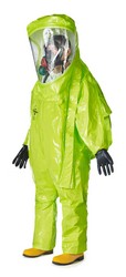 Protective coveralls front entry <em class="search-results-highlight">Tychem®</em> 10000 TK model TK614T DuPont™