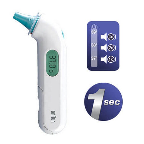 Braun ThermoScan 3 IRT 3030 Ohrfieberthermometer, Thermometer, Temperaturmessung & aufzeichnung, Cuisine, ﻿Foodtech & Cuisine, Sortiment