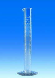 Graduated cylinders, SAN, Class B tall shape, with a raised scale Vitlab