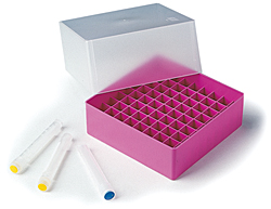 Cryo boxes - Boxes for 81 tubes until D = 12.5 mm B99 GLW