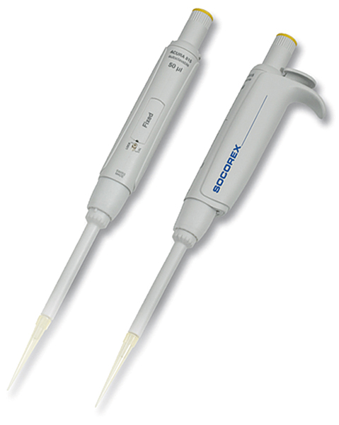 Advanced Instruments Pipette Acura® manual 815 fixed volume micropipettes Socorex | Manual pipettes ...