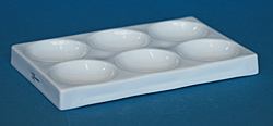 Spot plate / Cavity Tiles of Porcelain