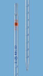 Graduated pipettes, Type 3, total delivery BLAUBRAND ® , class AS, zero point at the top, DE-M marking