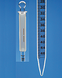 Graduated Pipettes with Suction Piston Original FORTUNA® cl. AS