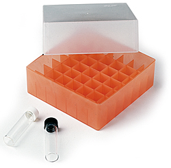 Kryoboxen - Boxen für 49 Röhrchen bis D = 16.5 mm B77 GLW