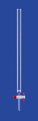 Chromatographic columns with fused-in frit