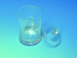 Glaszylinder mit und ohne Glasdeckel